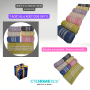 ETEHOMETEX SOFT 6'LI HAVLU SETİ 50x90cm RENKLİ 8696474231834